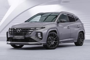 CSR Seitenschweller mit ABE für Hyundai Tucson 4 (NX4) N-Line SS570-S schwarz matt strukturiert (keine Lackierung erforderlich)