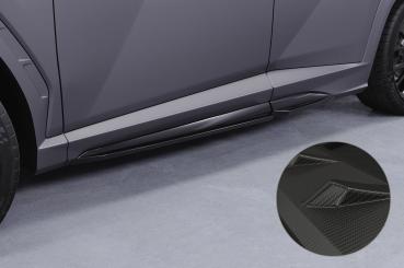 CSR Seitenschweller mit ABE für Hyundai Tucson 4 (NX4) N-Line SS570-M Carbon Look matt strukturiert (keine Lackierung erforderlich)