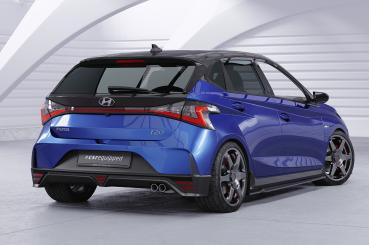 CSR Seitenschweller mit ABE für Hyundai I20 (BC3) N-Line SS574-L schwarz matt (Lackierung erforderlich)