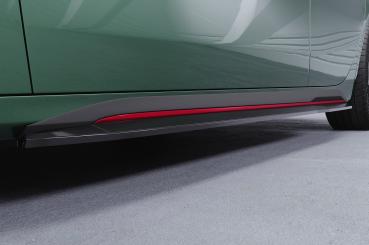 CSR Seitenschweller mit ABE für Kia Pro Ceed (CD) GT SS575-L schwarz matt (Lackierung erforderlich)
