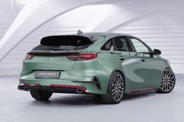 CSR Seitenschweller mit ABE für Kia Pro Ceed (CD) GT SS575-L schwarz matt (Lackierung erforderlich)