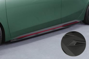 CSR Seitenschweller mit ABE für Kia Pro Ceed (CD) GT SS575-M Carbon Look matt strukturiert (keine Lackierung erforderlich)