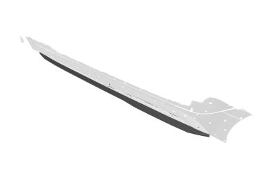 CSR Seitenschweller mit ABE für Kia Pro Ceed (CD) GT SS575-L schwarz matt (Lackierung erforderlich)