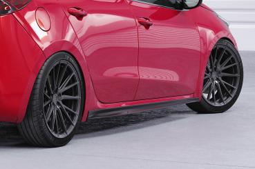 CSR Seitenschweller mit ABE für Kia Ceed / Pro Ceed (JD) GT SS576-L schwarz matt (Lackierung erforderlich)