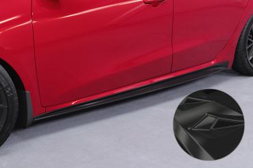 CSR Seitenschweller mit ABE für Kia Ceed / Pro Ceed (JD) GT SS576-G Glossy schwarz Hochglanz (keine Lackierung erforderlich)