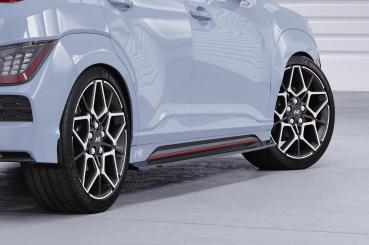 CSR Seitenschweller mit ABE für Hyundai Kona (1.Gen) N/N-Line SS577-S schwarz matt strukturiert (keine Lackierung erforderlich)