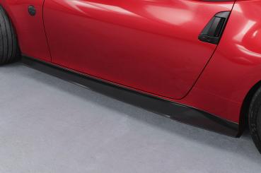 CSR Seitenschweller mit ABE für Nissan 370Z (Z34) SS579-C Carbon Look Hochglanz (keine Lackierung erforderlich)
