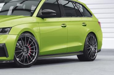 CSR Seitenschweller mit ABE für Skoda Octavia 4 SS587-S schwarz matt strukturiert (keine Lackierung erforderlich)