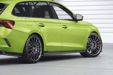 CSR Seitenschweller mit ABE für Skoda Octavia 4 SS587-S schwarz matt strukturiert (keine Lackierung erforderlich)