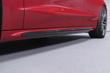 CSR Seitenschweller mit ABE für Audi A7 C8 S-Line / S7 C8 (Typ 4K/F2) SS591-C Carbon Look glänzend (keine Lackierung erforderlich)