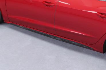 CSR Seitenschweller mit ABE für Audi A7 C8 S-Line / S7 C8 (Typ 4K/F2) SS591-C Carbon Look glänzend (keine Lackierung erforderlich)