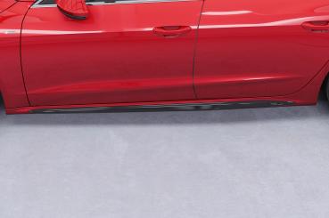 CSR Seitenschweller mit ABE für Audi A7 C8 S-Line / S7 C8 (Typ 4K/F2) SS591-C Carbon Look glänzend (keine Lackierung erforderlich)