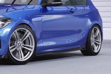 CSR Seitenschweller mit ABE für BMW 1er F21 M-Paket SS592-L schwarz matt (Lackierung erforderlich)