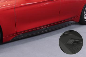 CSR Seitenschweller mit ABE für BMW 3er F30 / F31 SS595-M Carbon Look matt strukturiert (keine Lackierung erforderlich)