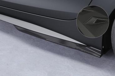 CSR Seitenschweller mit ABE für Mercedes Benz AMG GT (190) SS597-M Carbon Look matt strukturiert (keine Lackierung erforderlich)