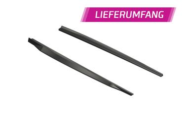 CSR Seitenschweller mit ABE für Audi A3 S-Line / S3 8V SS604-C Carbon Look Hochglanz (keine Lackierung erforderlich)