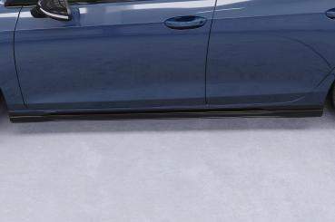 CSR Seitenschweller mit ABE für VW Golf 8 Variant SS605-G Glossy schwarz glänzend (keine Lackierung erforderlich)
