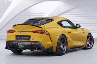 CSR Seitenscheibenblenden mit ABE für Toyota GR Supra (A90) SSB001-S schwarz matt strukturiert (keine Lackierung erforderlich)