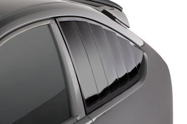 CSR Seitenscheibenblenden mit ABE für Ford Focus MK2 3-Türer SSB002-M Carbon Look matt strukturiert (keine Lackierung erforderlich)