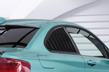 CSR Seitenscheibenblenden mit ABE für BMW 2er F22/F87 Coupe SSB003-M Carbon Look matt strukturiert (keine Lackierung erforderlich)