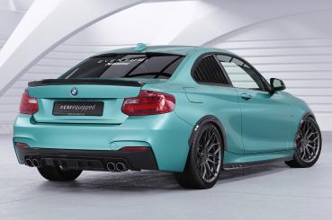 CSR Seitenscheibenblenden mit ABE für BMW 2er F22/F87 Coupe SSB003-M Carbon Look matt strukturiert (keine Lackierung erforderlich)