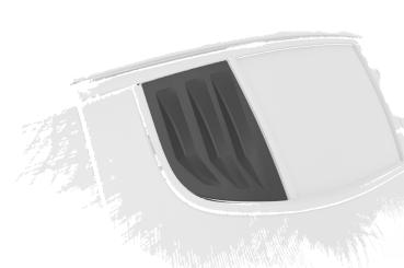 CSR Seitenscheibenblenden mit ABE für Kia Stinger GT SSB008-C Carbon Look glänzend (keine Lackierung erforderlich)