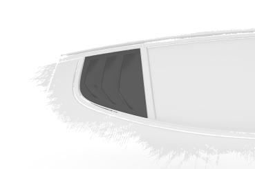 CSR Seitenscheibenblenden mit ABE für Kia Stinger GT SSB008-C Carbon Look glänzend (keine Lackierung erforderlich)