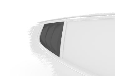 CSR Seitenscheibenblenden mit ABE für Kia Stinger GT SSB008-C Carbon Look glänzend (keine Lackierung erforderlich)