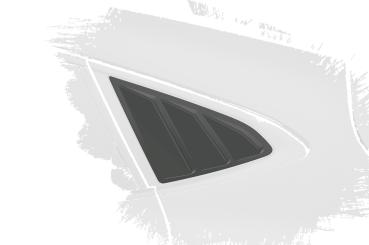 CSR Seitenscheibenblenden mit ABE für Cupra Formentor SSB016-G Glossy schwarz glänzend (keine Lackierung erforderlich)
