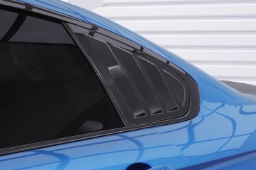 CSR Seitenscheibenblenden mit ABE für BMW 4er F36 Gran Coupe SSB017-L Lackierung erforderlich (schwarz matt)