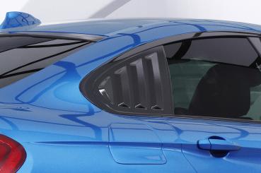 CSR Seitenscheibenblenden mit ABE für BMW 4er F36 Gran Coupe SSB017-L Lackierung erforderlich (schwarz matt)