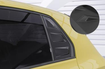 CSR Seitenscheibenblenden mit ABE für VW Golf 8 Schrägheck SSB018-L Lackierung erforderlich (unlackiert)