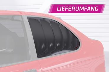 CSR Seitenscheibenblenden mit ABE für BMW 3er E36 Compact SSB020-C Carbon Look Hochglanz (keine Lackierung erforderlich)