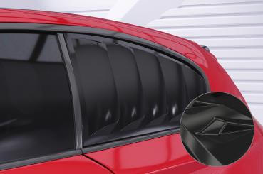 CSR Seitenscheibenblenden mit ABE für BMW 1er E81 SSB022-G Glossy schwarz Hochglanz (keine Lackierung erforderlich)