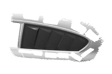 CSR Seitenscheibenblenden mit ABE für BMW 1er E81 SSB022-L schwarz matt (Lackierung erforderlich)