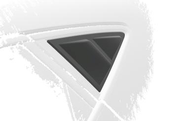 CSR Seitenscheibenblenden mit ABE für Seat / Cupra Leon 4 (Typ KL) Schrägheck SSB029-C Carbon Look Hochglanz (keine Lackierung erforderlich)