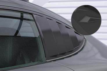 CSR Seitenscheibenblenden mit ABE für Mercedes-Benz AMG GT (190) SSB036-S Strukturiert schwarz matt (keine Lackierung erforderlich)