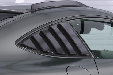CSR Seitenscheibenblenden mit ABE für Mercedes-Benz AMG GT (190) SSB036-L Lackierung erforderlich (schwarz matt)