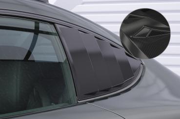 CSR Seitenscheibenblenden mit ABE für Mercedes-Benz AMG GT (190) SSB036-C Carbon Look glänzend (keine Lackierung erforderlich)