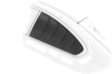 CSR Seitenscheibenblenden mit ABE für BMW 3er E92 / M3 E92 Coupe SSB038-G Glossy schwarz glänzend (keine Lackierung erforderlich)