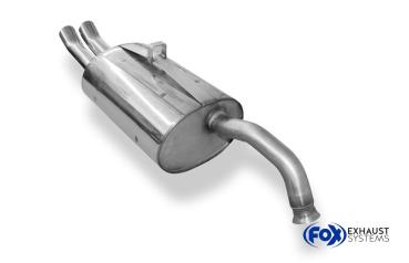 Fox Endschalldämpfer für Toyota Paseo Typ L5 – 2x70 mm (Typ 18)