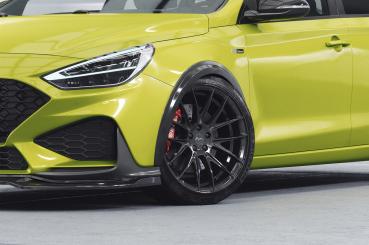 CSR Kotflügelverbreiterung für Hyundai I30 (PD) VB035-L schwarz matt (Lackierung erforderlich)