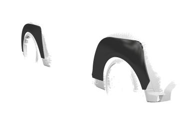 CSR Kotflügelverbreiterung für Mini F56 / F57 VB036-K Kupfer matt (keine Lackierung erforderlich)