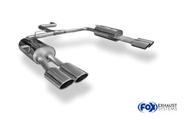 Fox passend für VW Bus T5/ T6 Endschalldämpfer Ausgang rechts/links - 2x115x85 Typ 32 rechts/links VW131004-348