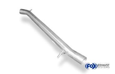 Fox Vorschalldämpfer-Ersatzrohr für VW Touareg 7L (5-Zylinder) – Edelstahl, Rohr 63,5 mm, nur für Rennsportzwecke
