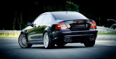 Maxton Design BODYKIT + Motorhaube für MERCEDES CLK W209 BLACK SERIES LOOK