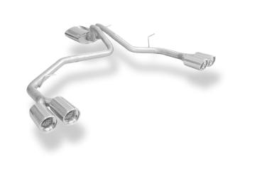 Fox Halbanlage ab Kat 2x100 Typ 17 rechts/links für Cadillac Escalade – Edelstahl, Rohr 63,5 mm, EG-Gutachten