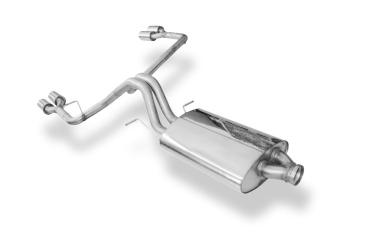 Fox Halbanlage ab Kat 2x100 Typ 17 rechts/links für Cadillac Escalade – Edelstahl, Rohr 63,5 mm, EG-Gutachten