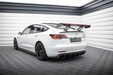 Maxton Design Carbon Spoiler + LED für Tesla Model 3
