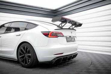 Maxton Design Carbon Spoiler + LED für Tesla Model 3